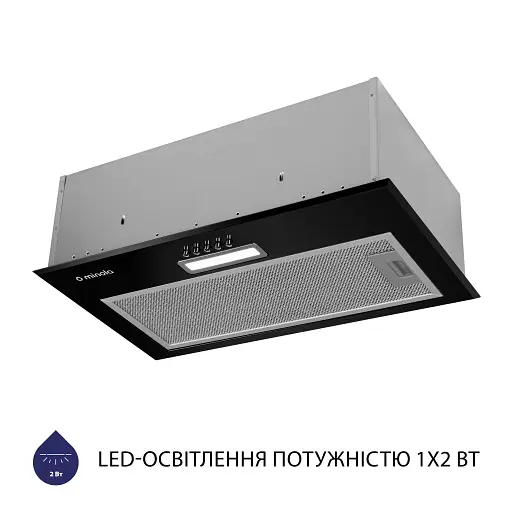 Витяжка повновбудована Minola HBI 5214 BL 700 LED - фото 3
