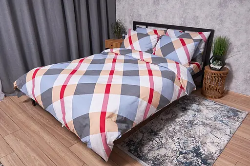 Комплект постельного белья Moon&Star Бязь Gold Люкс Sunkissed King Size 220x240 наволочки 4х70х70 - фото 1