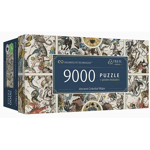 Пазл Trefl Безмежна колекція: Стародавні небесні карти 9000 ел. (81031) - фото 1