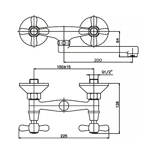 Змішувач для кухні Haiba DominoX 361 HB0094 - фото 2