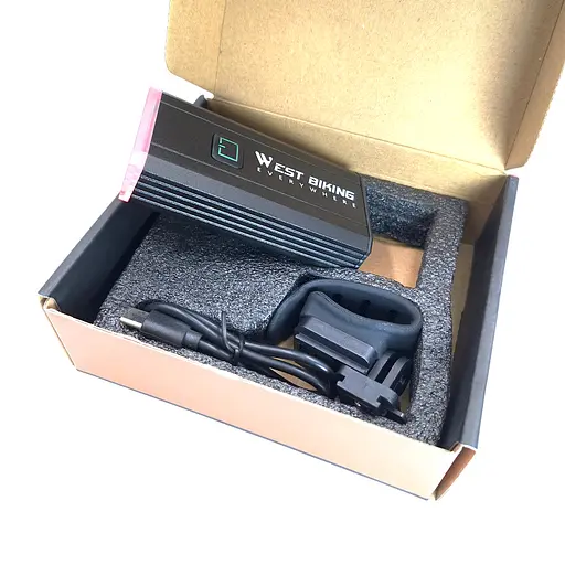 Велосипедная фара передняя West Biking 3хT6 Led 1200 Lm USB 5200 mAh 10.2х4.3х2.4 см (G0000922) - фото 7