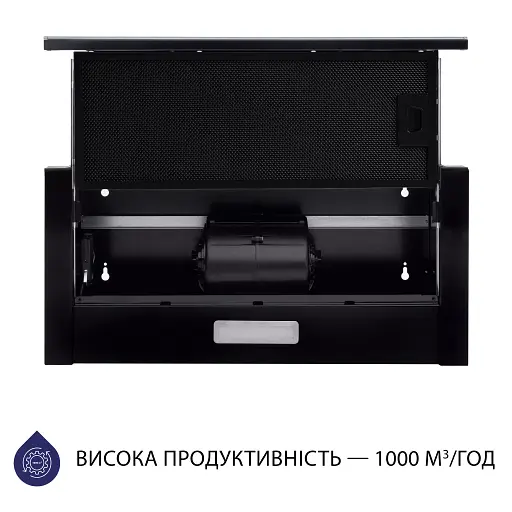 Витяжка телескопічна Minola HTLS 6634 BLF 1000 LED GLASS - фото 4