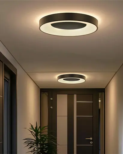 Люстра с пультом светодиодная, потолочный светильник Goldlux 326720 Witold 50 Led 1x72W 3000K-6000K 8000Lm IP44 Bk - фото 2