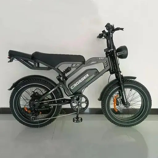 Электровелосипед Crosser 777 фетбайк 500W 48V 18Ah - фото 4