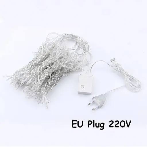 Гірлянда світлодіодна LED Star бахрома штора 3x3 м 300 led 220v - фото 3