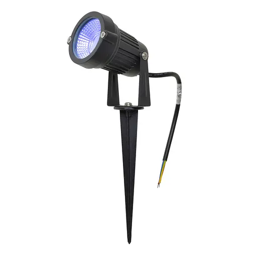 Светильник грунтовый Brille LED 5W BLUE COB IP65 BK (AS-12) - фото 4