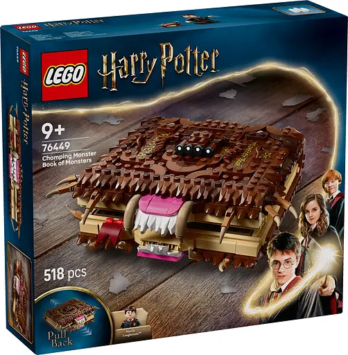 Конструктор LEGO Harry Potter Куслива Ужасная книга ужасов 518 деталей (76449) - фото 2