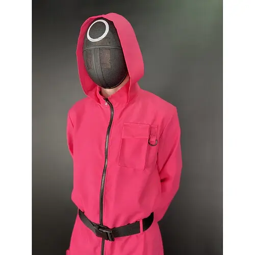 Костюм Игра в кальмара с маской круг squid game - фото 2