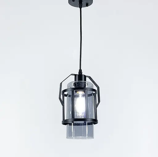 Підвісний світильник у стилі лофт Line.F Колір плафона Графітовий - фото 7