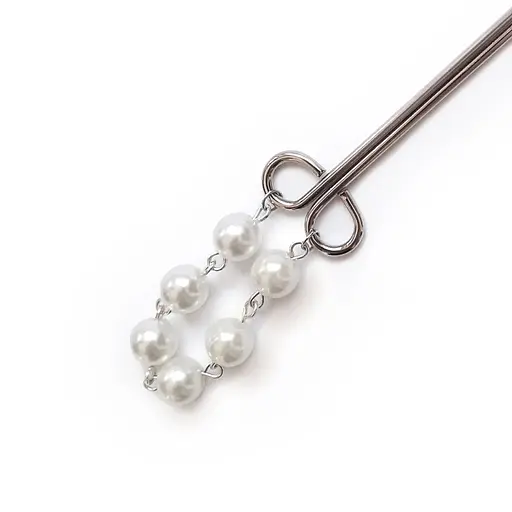 Зажим для клитора Art of Sex - Clit Clamp Royal Pearls - фото 3