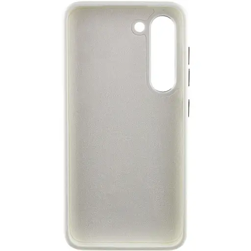 Шкіряний чохол Bonbon Leather Metal Style для Samsung Galaxy S23+ Білий / White - фото 3