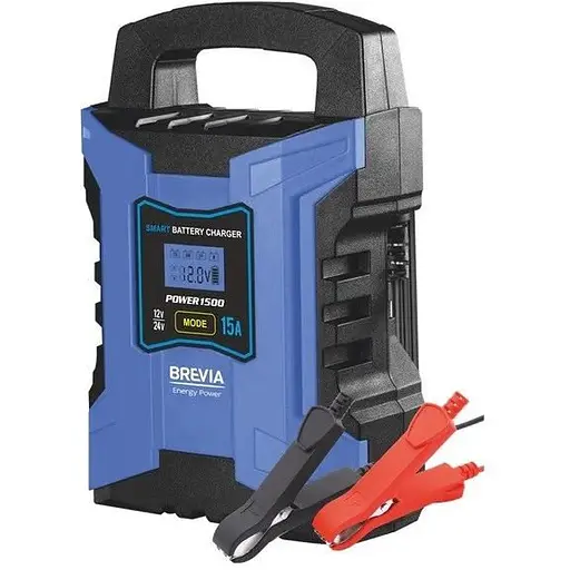 Зарядний пристрій Brevia 21500EP для акумуляторів LFP AGM 12-24в 15A - фото 1