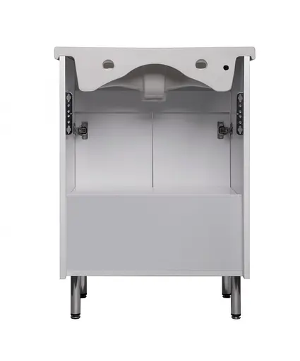 Тумба Мойдодир Сіті 60 з умивальником Como 60 Білий підлогова/підвісна Білий - фото 2