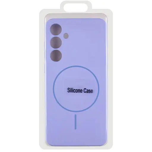 Чехол Lakshmi Silicone Cover Full Camera AA with MagFit для Samsung Galaxy S24+ Сиреневый/Dasheen - фото 5