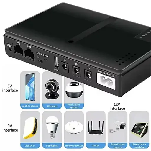 Бесперебойник UPS для WI-Fi роутера 10400maH поддерживает 5/9/12V (до 10 часов работы) - фото 10