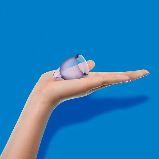 Менструальні чаші Satisfyer Feel Confident Menstrual Cup 2 шт. фіолетові - фото 8