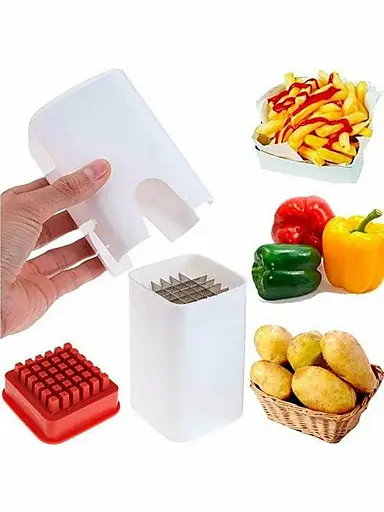 Картофелерезка овощерезка измельчитель стакан для нарезания картофеля фри, Kitchen Master 86809 - фото 7