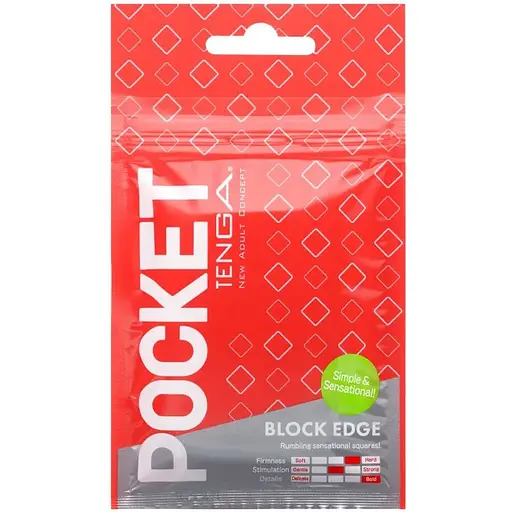 Мастурбатор Tenga Pocket BLock Edge
