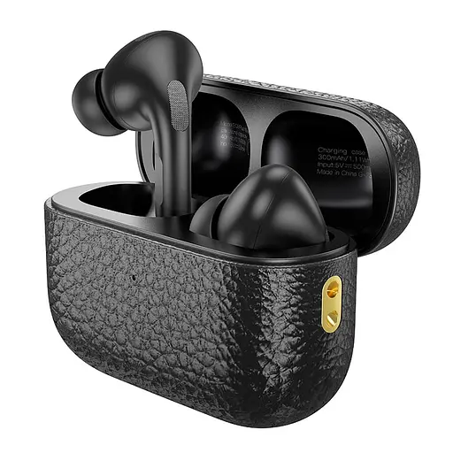 Бездротові вакуумні навушники Hoco Duke EQ9 Plus, true wireless, ANC, Noise Reduction, BT headset, BT5.3, 40mAh, 300mAh, 7h, 28h, black - фото 2