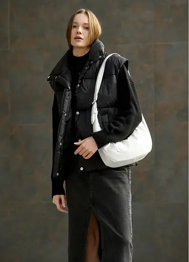 Женская сумка Sambag HOBO S белый 30 х 13 х 8 см (53100008) - фото 5