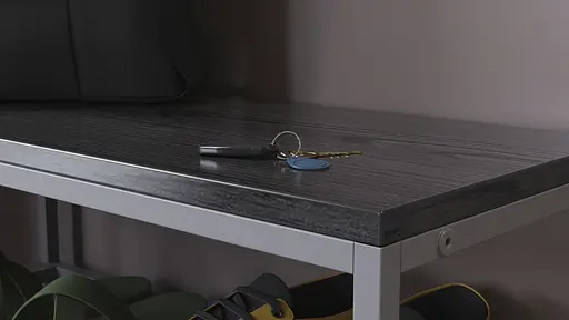 Банкетка универсальная Слайм 45x63x26 серый ДСП Сосна Кембра 16мм FRD-104084 - фото 4