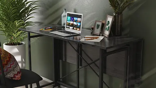 Стіл-книга трансформер Оріон 3 Ferrum-decor 750x1150x880 Чорний метал ДСП Сосна Кембра 16 мм (FRD-105083) - фото 10