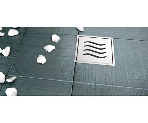 Душевой трап Pestan Confluo Tide-1 боковой 15x15 см (240159) - фото 5