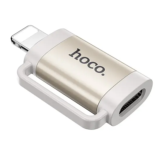 Переходник Hoco UA31B OTG Lightning male to Type-C female - фото 2