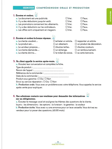 100% FLE A2 Communication essentielle du français Livre + didierfle.app - фото 8