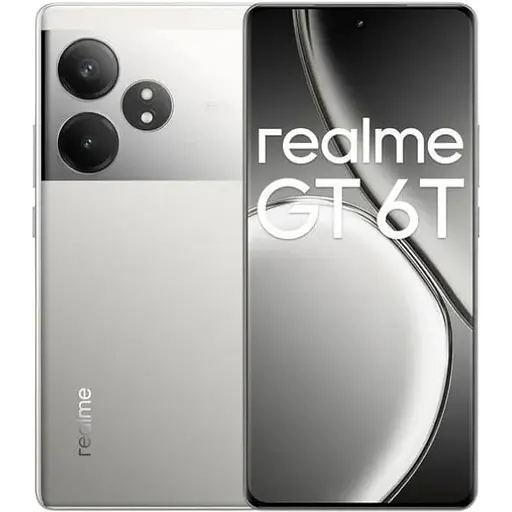 Смартфон Realme GT 6T 12/256Gb Fluid Silver (Global Version) [NFC, 5G]