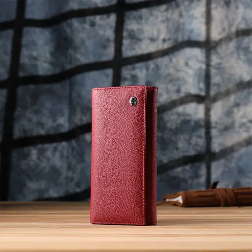 Жіночий місткий гаманець із натуральної шкіри ST Leather 19х9х3 см acs0029672 - фото 9