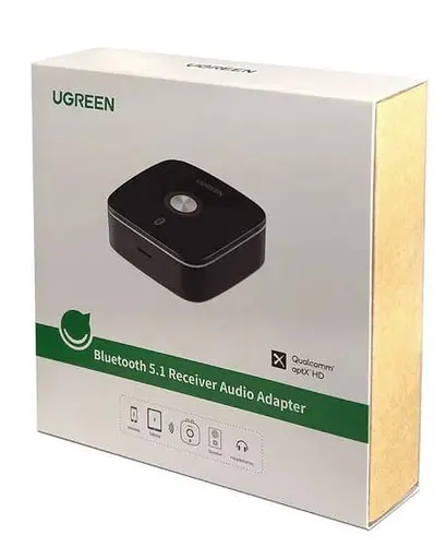 Беспроводной адаптер-приемник Ugreen CM106 Bluetooth Audio Receiver 5.1 - фото 6