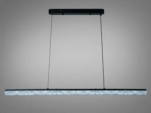 Підвісна люстра Diasha чорна 28 Вт 5 м² без пульта - фото 1