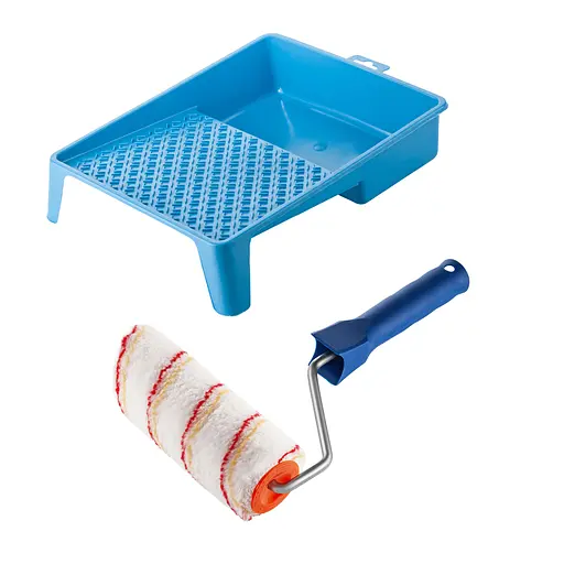 Валик "Роял" 180х48 мм с ручкой и ванночка Polax (770-212) - фото 1