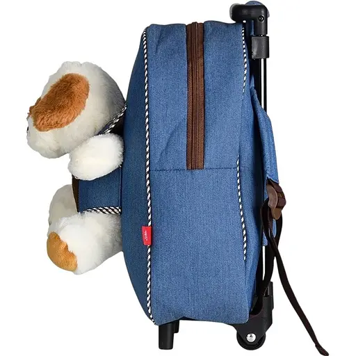 Рюкзак на колесах Perletti Toys Duff Dog джинсовий (P13034) - фото 3