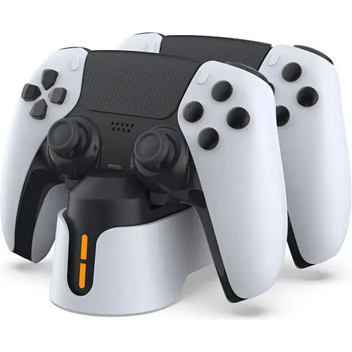 Зарядна станція Dobe Dual Charging Dock TP5-1501S для DualSense Sony White (126583) - фото 7