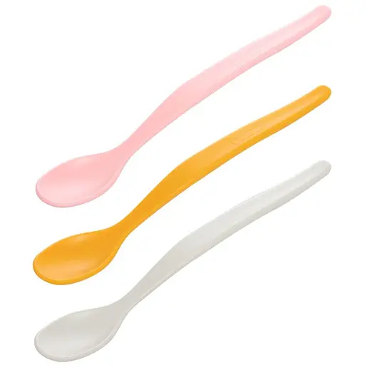 Перші ложечки для годування Canpol babies 3 шт. рожева, біла та жовта (31/419_pin)