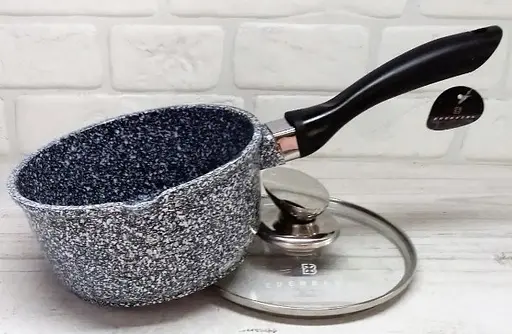 Сотейник ковш Edenberg EB-8043 із гранітним покриттям із кришкою 1.3 л - фото 2