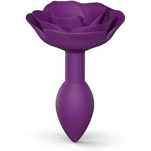 Силиконовая анальная пробка Love To Love Open Roses S Size - Purple Rain