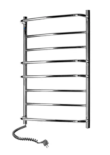 Електрична рушникосушарка Navin Омега 530x800 ліва 10-015120-5380, Хром, Ліве - фото 2