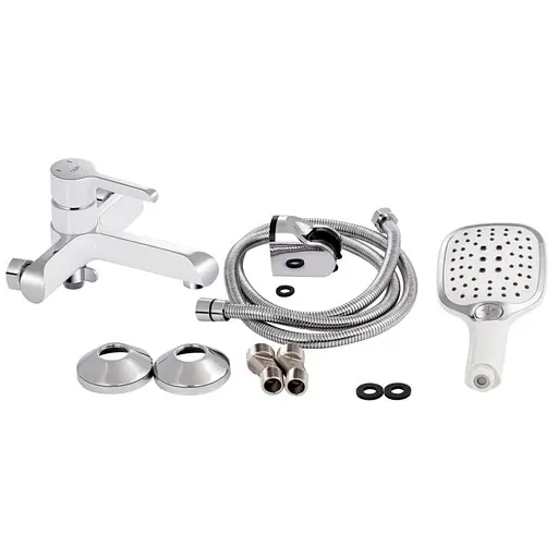 Смеситель для ванны Qtap Grand WCR 006 Белый - фото 7