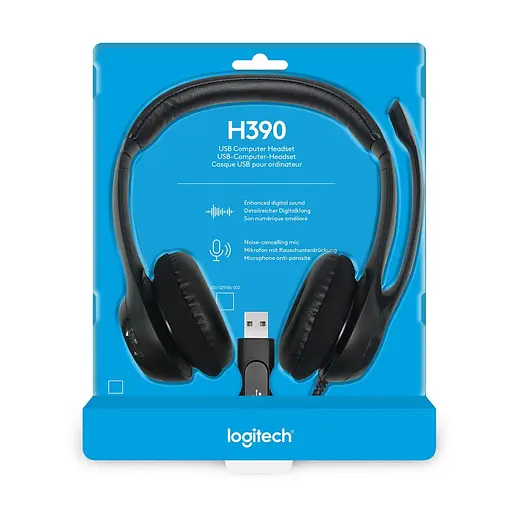 Гарнитура Logitech H390 USB Black (981-000406) - фото 7