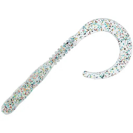 Силикон Reins Curly Curly 4 15 шт/уп. Белый/Черный (1013-1552.08.00)