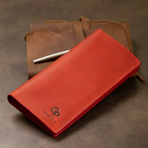 Женское кожаное портмоне Grande Pelle 10х19.5х1.5 см acs0018771 - фото 9