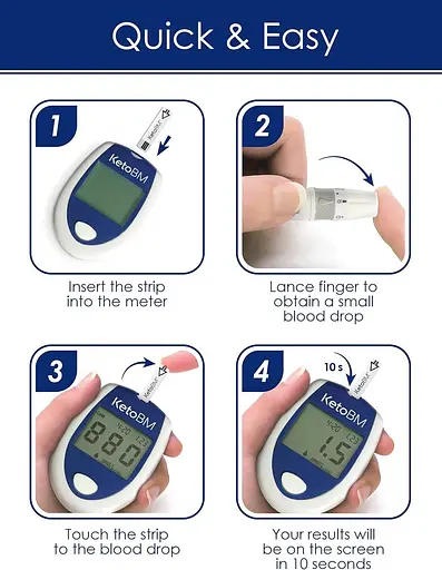 Набір для вимірювання кетонів у крові - фото 5