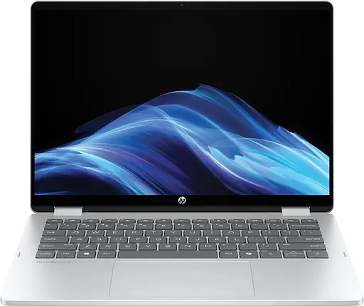 Ноутбук HP 14 OmniBook 5 Flip x360 14-fp0033ua 1920x1200 IPS Touch/Core 3-100U/8GB/512SSD/Intel Graphics/DOS/Silver (C9RR8EA) - фото 1