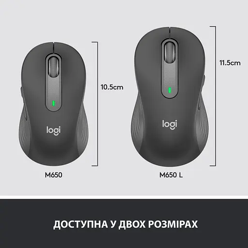 Мышь Logitech Signature M650 Wireless Graphite (910-006253) - фото 8