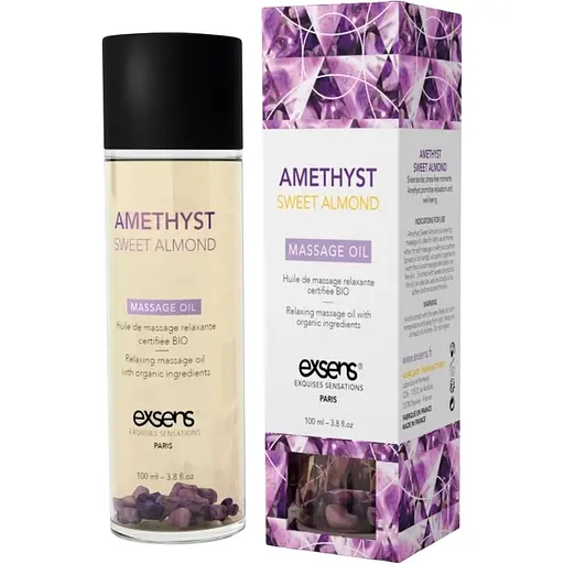 Масажна олія Exsens Amethyst Sweet Almond, 100 мл