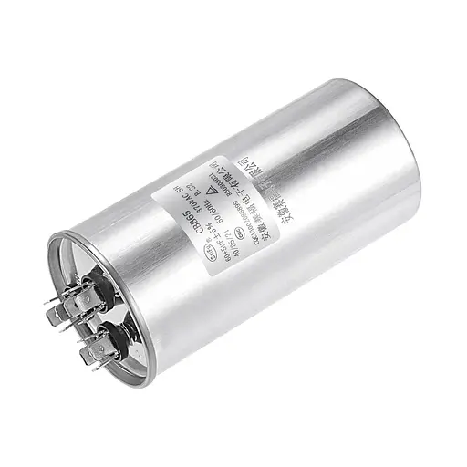 Конденсатор Uxcell Dual Run Capacitor Round CBB65 60/5uF 370V AC для двигателя кондиционера - фото 2