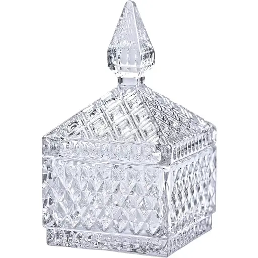 Конфета Yiwu с крышкой из хрустального стекла в восточном стиле HP-YH-27 - фото 1